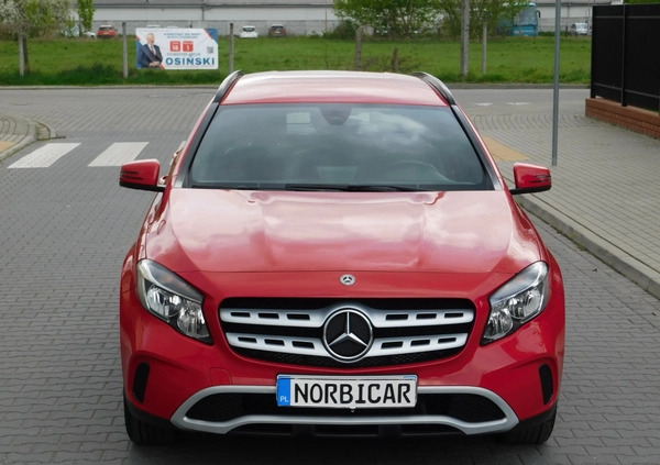 Mercedes-Benz GLA cena 65555 przebieg: 181400, rok produkcji 2017 z Marki małe 79